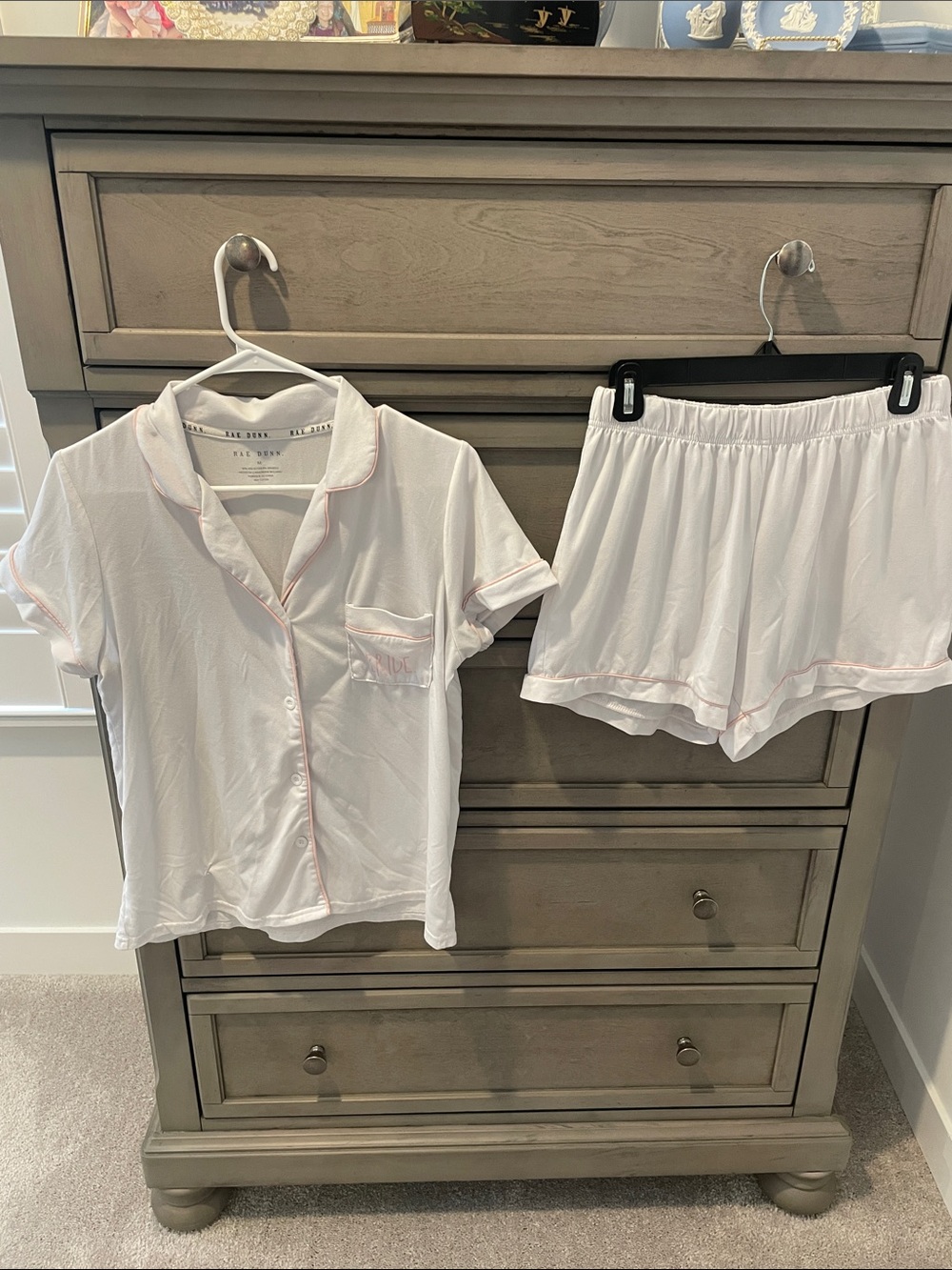 Well loved Rae Dunn Bride PJ Set